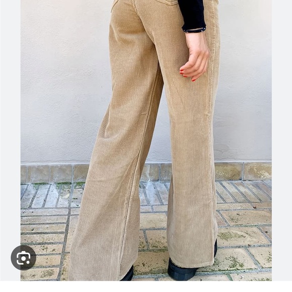 Subdued kick flare corduroy jeans blue - Picture 3 of 4